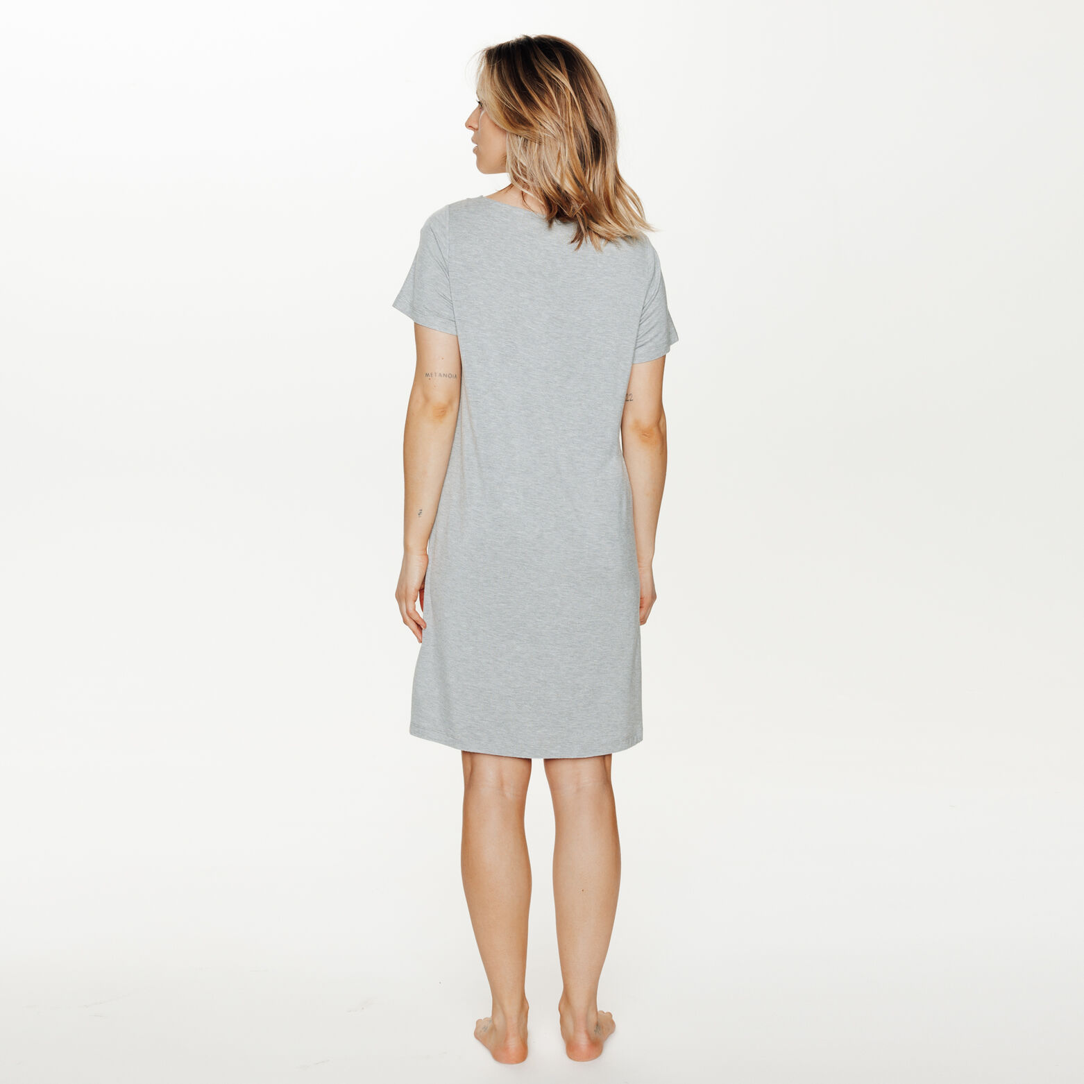 CAMILLE Chemise de nuit GRIS