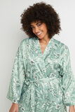 BARNEY DESHABILLE SATIN IMPRIMEE Vert clair