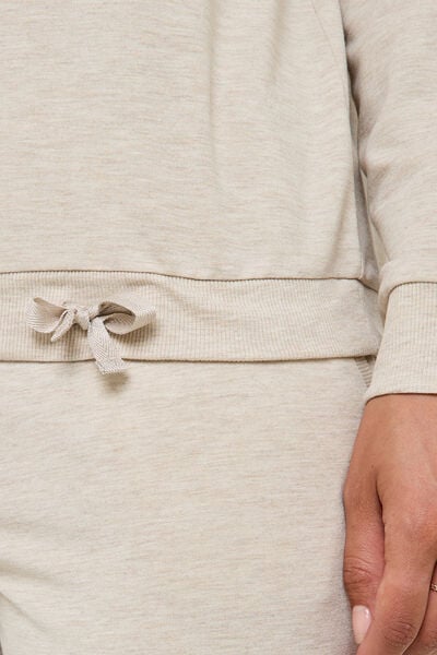 HOBBY TEE-SHIRT MANCHES LONGUES BEIGE