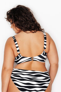 PAULA MAILLOT DE BAIN GRANDE TAILLE MULTICO BLANC