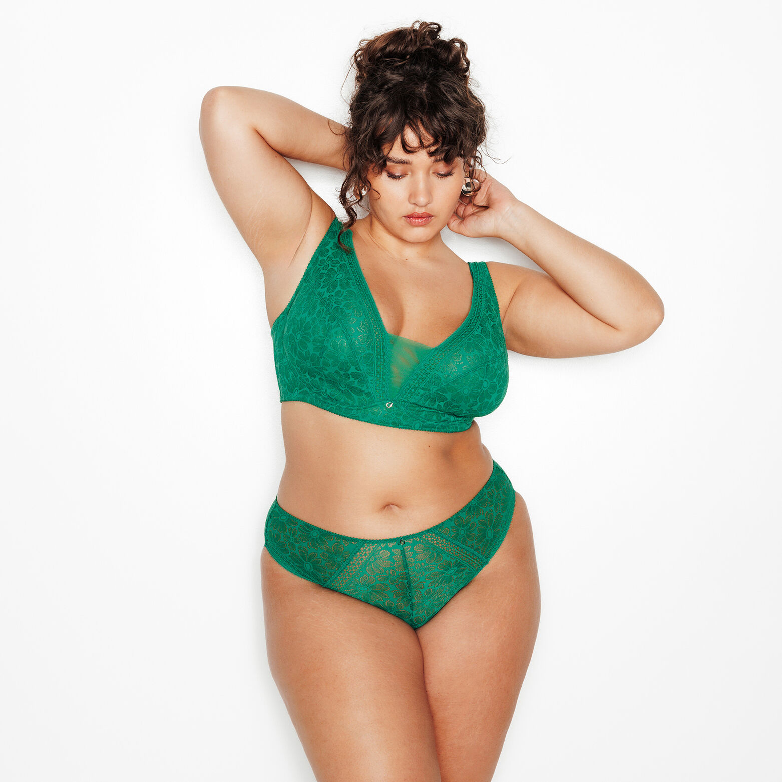 GABI+ CULOTTE CONFORT DENTELLE VERT