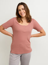 FRIPOUILLE TEE-SHIRT ROSE