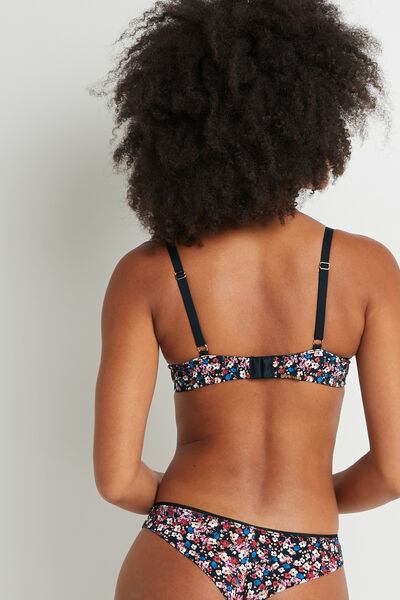 SYARA SOUTIEN-GORGE PUSH UP NOIR/ROSE