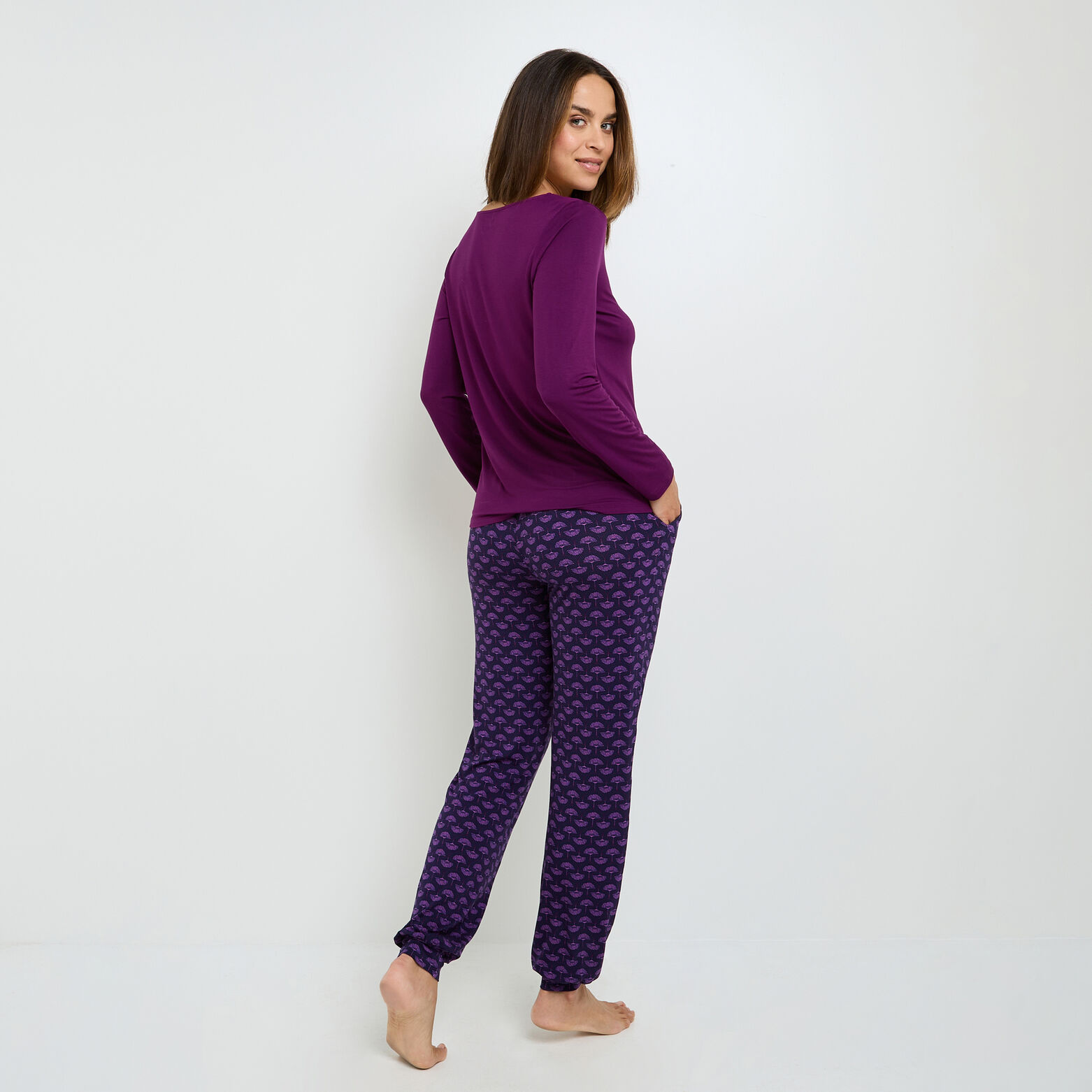 CAMILLE Pantalon de pyjama MULTICO ROSE