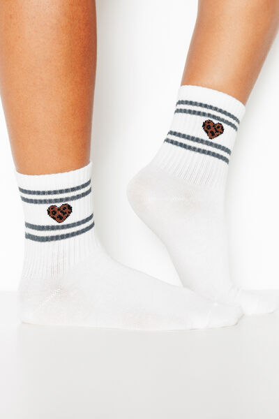 PAIRE DE CHAUSSETTES MULTICO BLANC