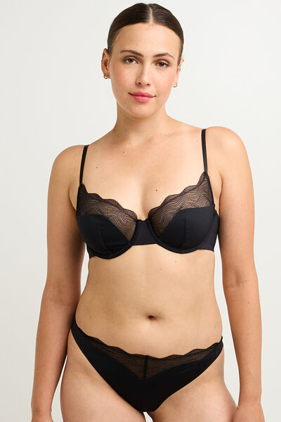 SOUTIEN-GORGE EMBOITANT NOIR