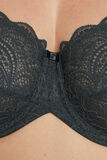 DENTELLE SOUTIEN-GORGE GRANDS BONNETS ANTHRACITE