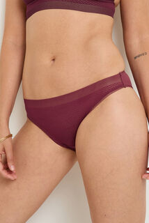 HELLO culotte dentelle BORDEAUX