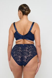 FANTINE CULOTTE TAILLE HAUTE GRANDE TAILLE MARINE