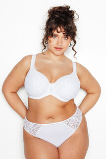 ISABELLE+ SOUTIEN-GORGE AMPLIFORME BLANC