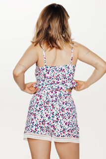 CAMILLE Short MULTICO BLANC