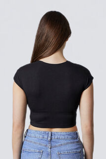 ILANA TEE-SHIRT COURT NOIR