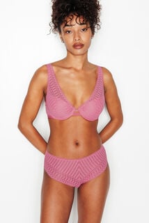 IMANY SHORTY DENTELLE ROSE