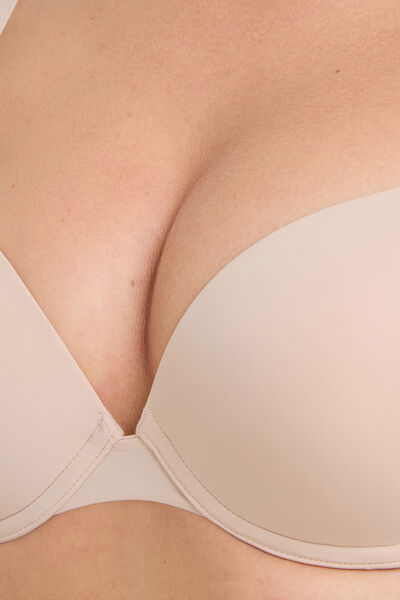 SOUTIEN-GORGE PUSH UP MICROFIBRE NATUREL