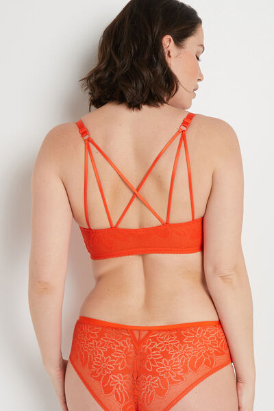VERVEINE SOUTIEN-GORGE AMPLI FOULARD ORANGE