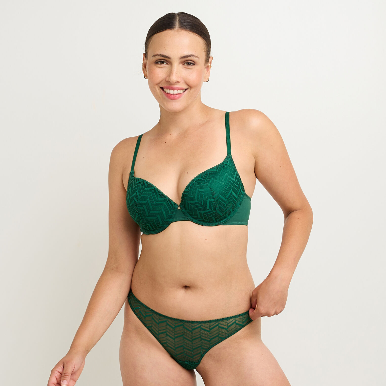 FANFAN SOUTIEN-GORGE AMPLIFORME  VERT FONCE