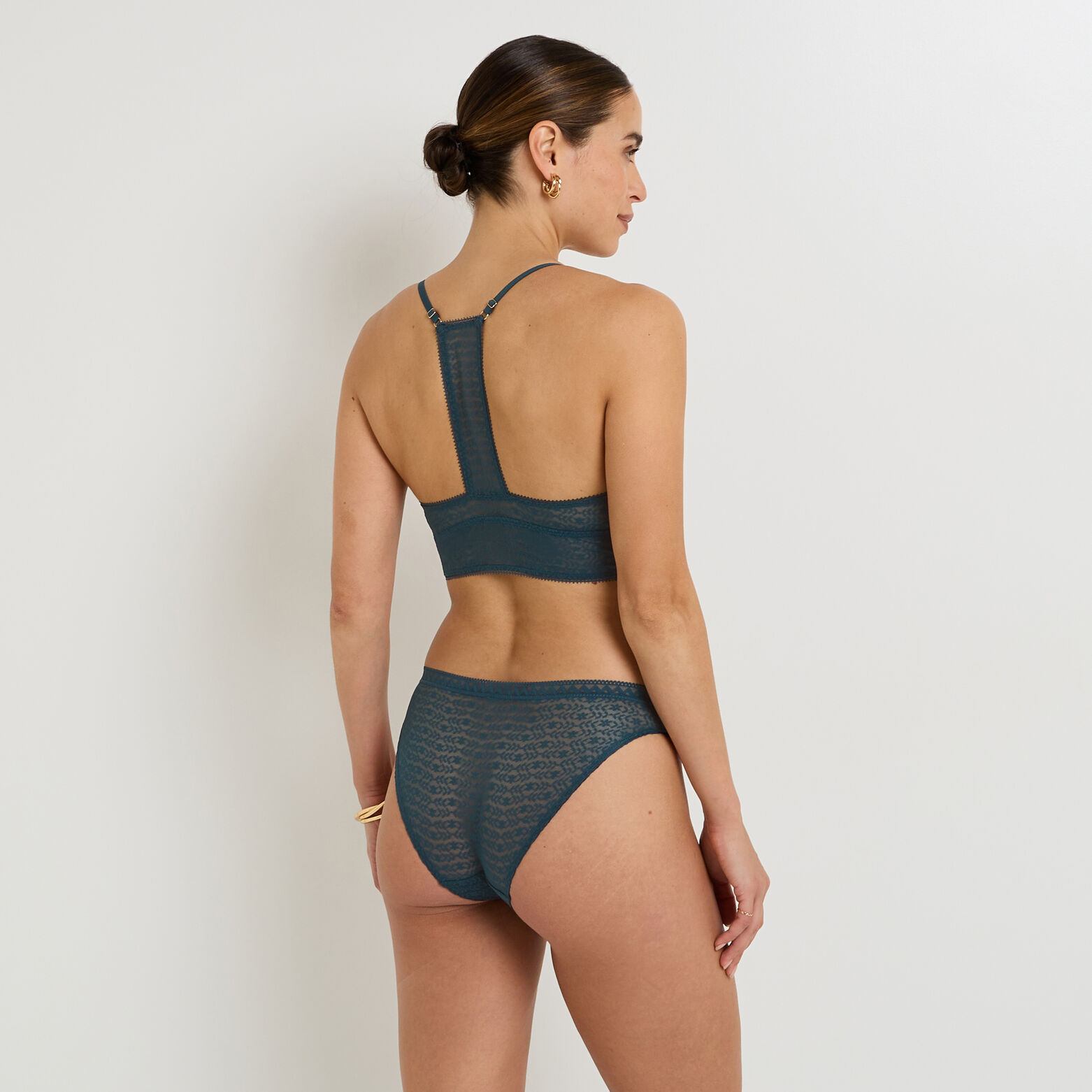 GINGER CULOTTE DENTELLE BLEU