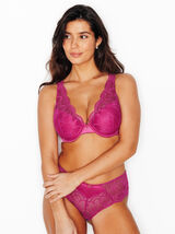 INOUIE SOUTIEN-GORGE AMPLIFORME FOULARD ROSE