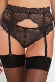 DENTELLE PORTE-JARRETELLES NOIR