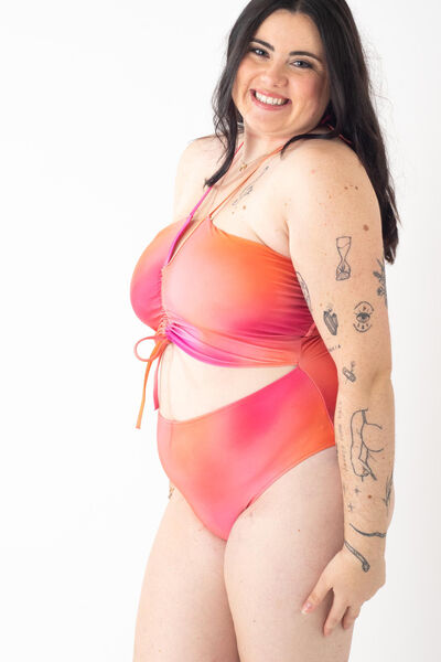 GALAXIE MAILLOT 1P MICRO TIE & DYE ROSE
