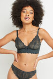 DENTELLE SOUTIEN-GORGE SANS ARMATURES ANTHRACITE