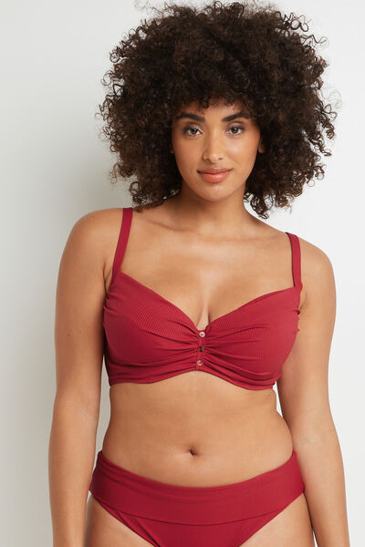 LOTUS MAILLOT DE BAIN AMPLIFORME ROUGE