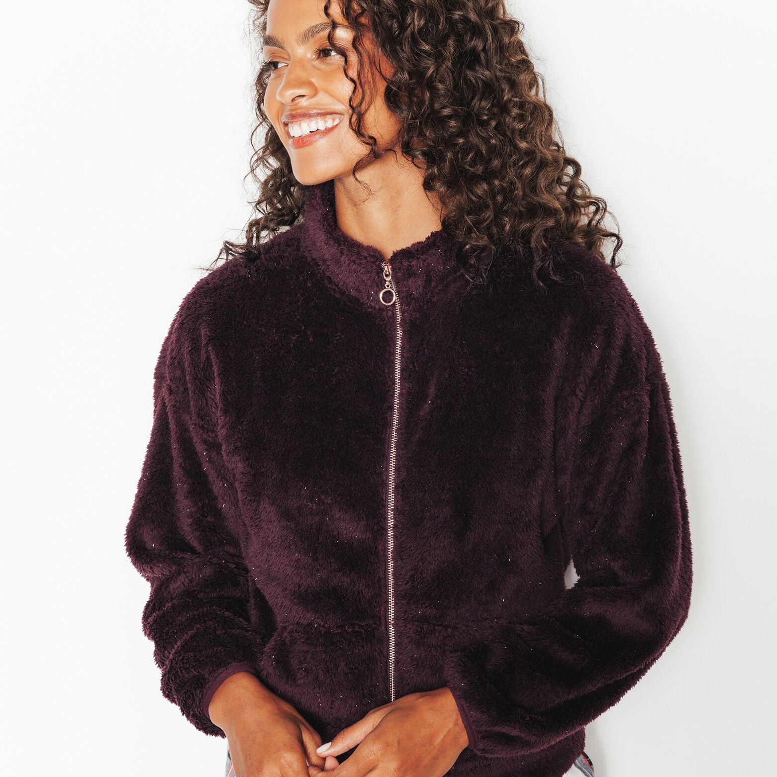 JOVINA VESTE COURTE BORDEAUX