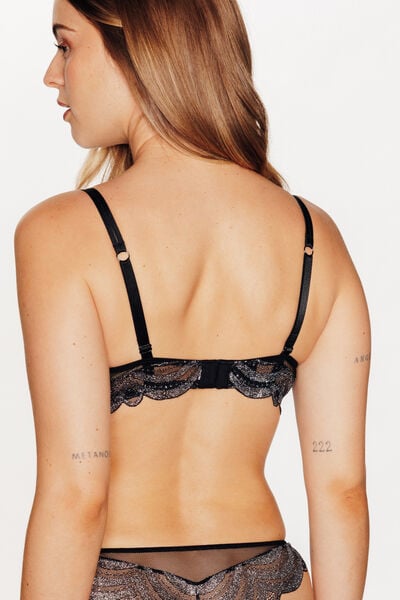 SOUTIEN-GORGE EMBOITANT ARGENT