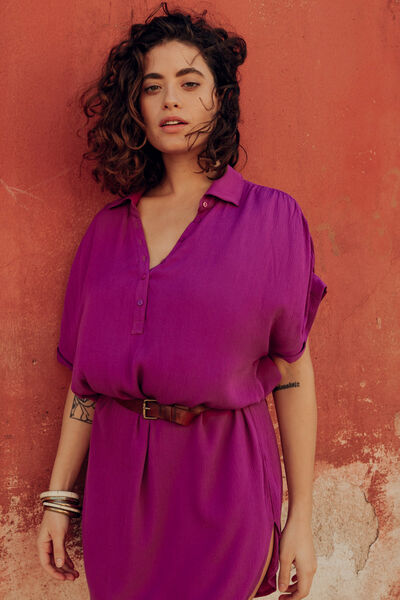 TUNIQUE BEACHWEAR FUCHSIA
