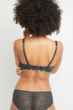 DENTELLE SOUTIEN-GORGE EMBOITANT ANTHRACITE