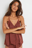 AMANTE TOP SATIN BRONZE