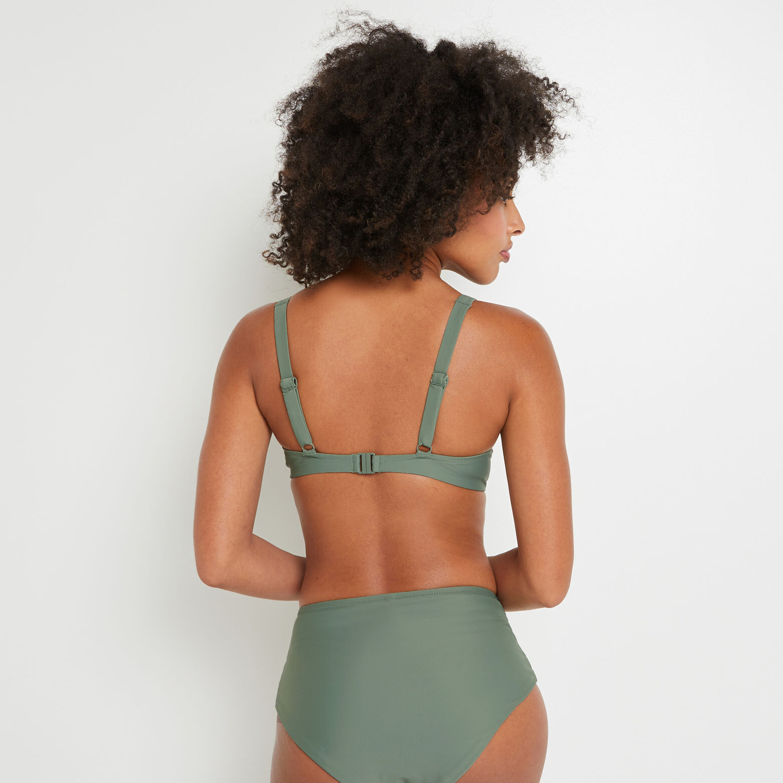 JADE MAILLOT DE BAIN EMBOITANT KAKI