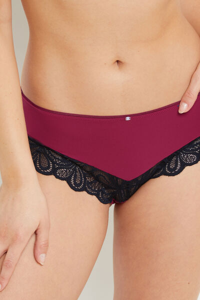SYARA SHORTY MICROFIBRE PRUNE