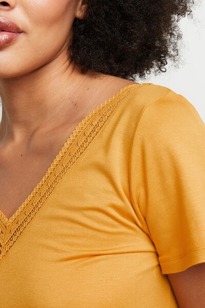 Tee-shirt manches courtes JAUNE