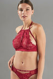 APOLLON SOUTIEN-GORGE PLONGEANT DENTELLE BORDEAUX
