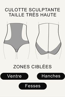 BELIEVE CULOTTE TRES HAUTE MICROFIBRE NATUREL