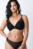 AMELIA SOUTIEN-GORGE AMPLI FOULARD TULLE NOIR