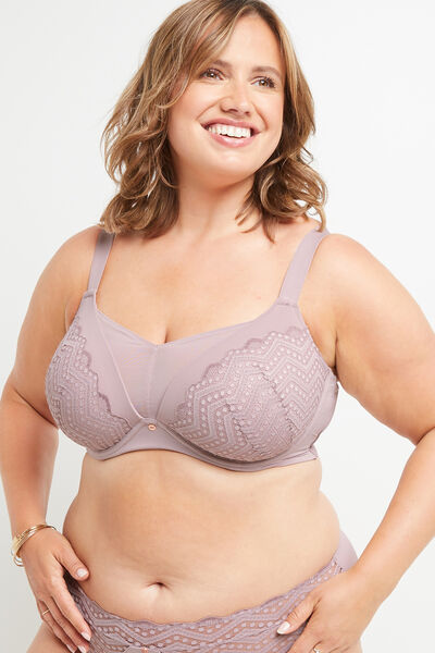 SOUTIEN-GORGE GRANDS BONNETS LILAS