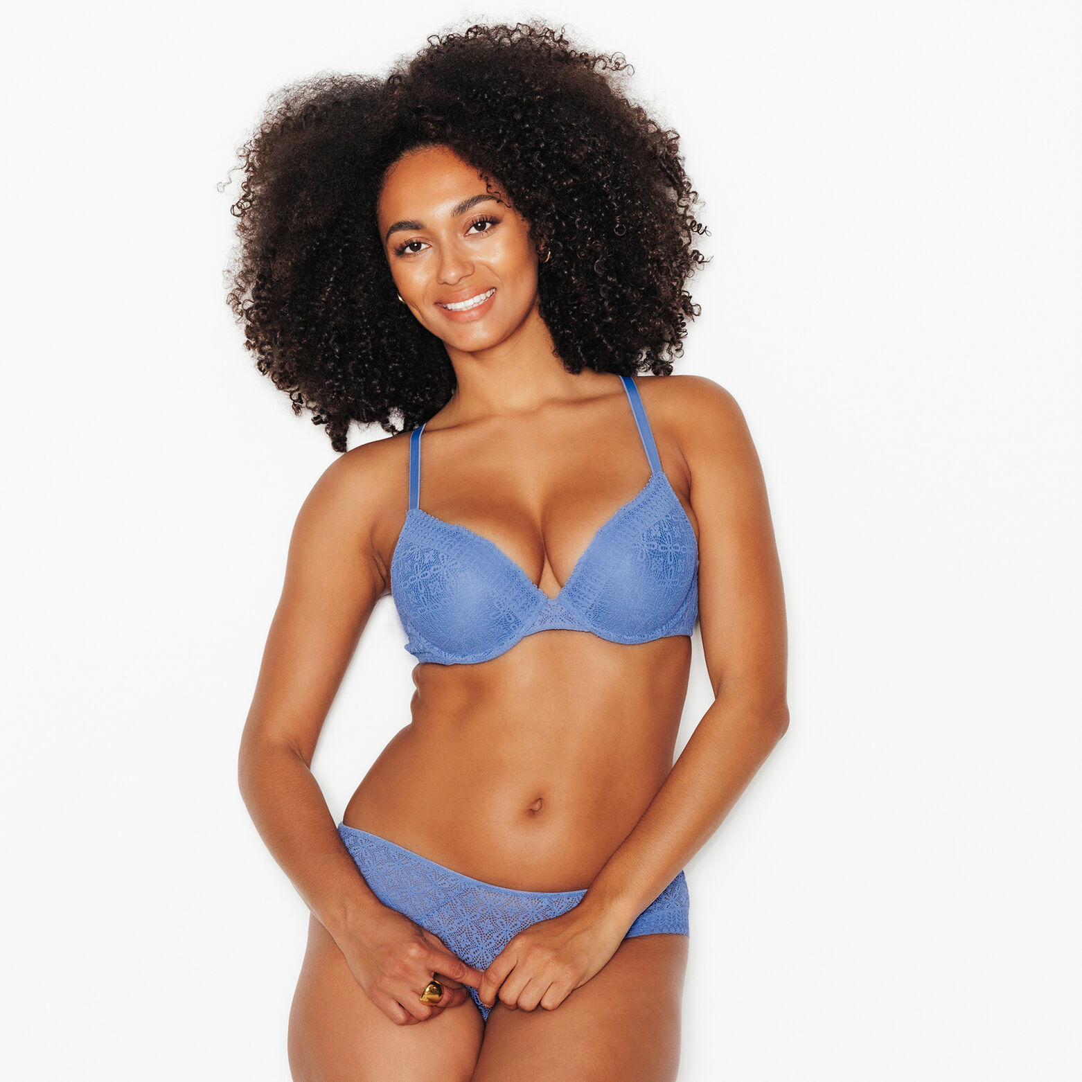 SWEET soutien-gorge ampli dentelle BLEU