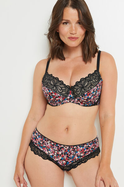 SYARA CULOTTE NOIR/ROSE