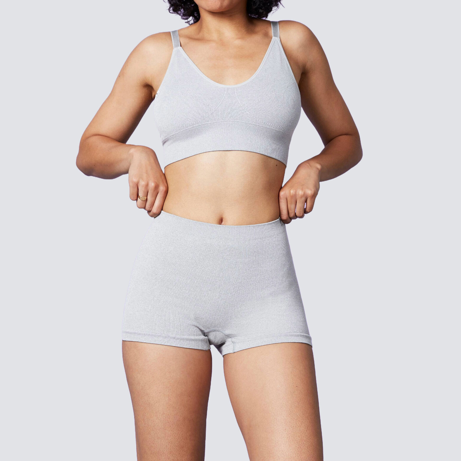 DOODIE BOXER SANS COUTURE GRIS