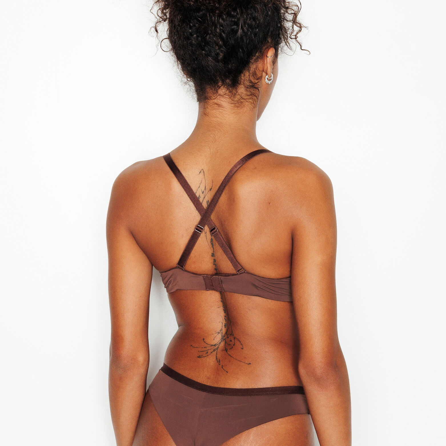 PERFECT SOUTIEN-GORGE AMPLIFORME MICROFIBRE MARRON