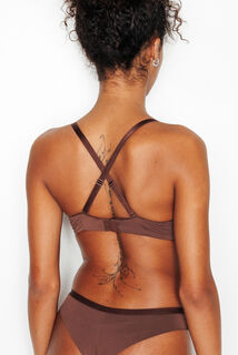 PERFECT SOUTIEN-GORGE AMPLIFORME MICROFIBRE MARRON