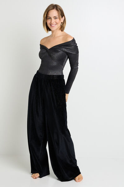 BODY MANCHES LONGUES NOIR