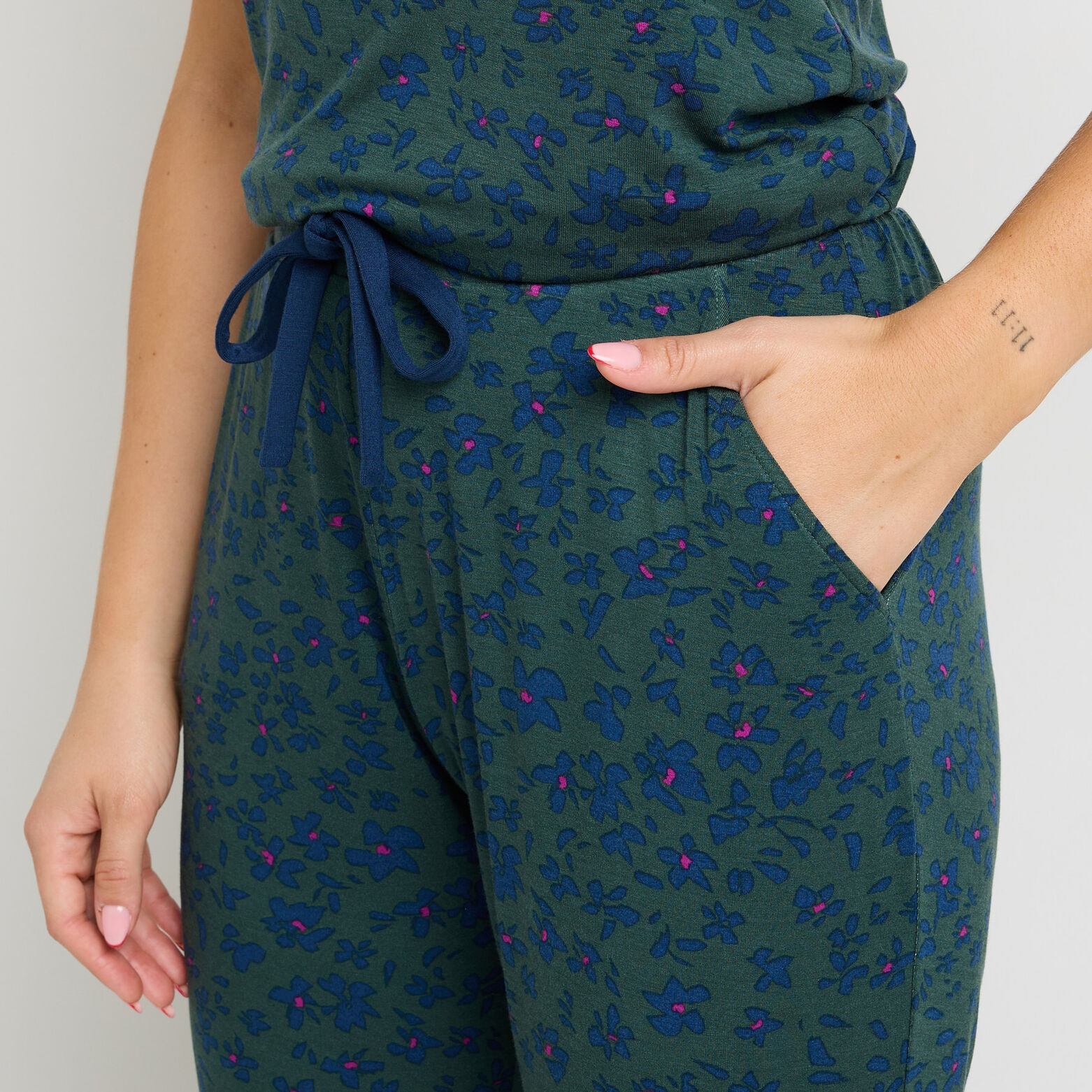 CAMILLE Pantalon de pyjama MULTICO VERT