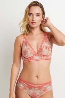 DOROTHY SOUTIEN-GORGE FOULARD PLONGEANT ORANGE