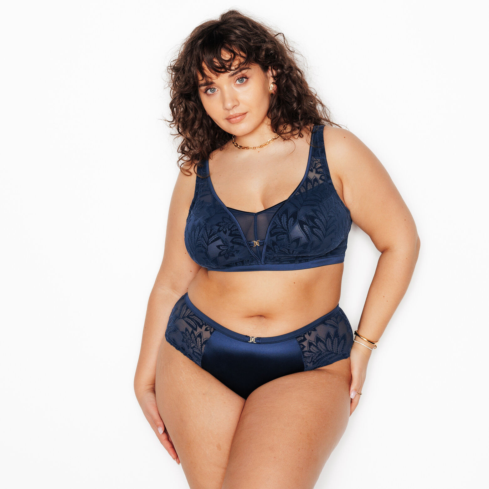 FANTINE SOUTIEN-GORGE SANS ARMATURES MARINE