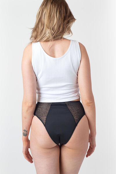 DOLENA Culotte menstruelle flux abondant NOIR