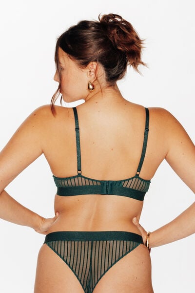 SOUTIEN-GORGE AMPLIFORME TULLE VERT