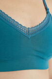 SUZON BRASSIERE ALLAITEMENT COTON BLEU